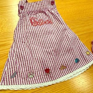 6 month Disney Princess seersucker 2pc Outfit